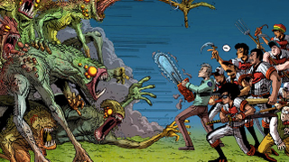 You'll want to throw money at this deranged graphic novel about baseball players versus monsters